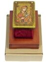 Настольная икона "Образ Божией Матери "Иверская" на мореном дубе