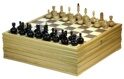 Игровой набор (шахматы, шашки, нарды, домино, карты, кости, фишки для покера) 44х44 см
